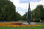 Vereinigungsdenkmal auf der Magereteninsel in Budapest