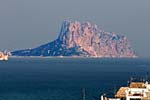 Berg Penn de Ifach, gesehen aus Altea