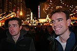 Ansgar und Matthias auf dem Weihnachtsmarkt in Dortmund