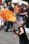 Feuerschlucker-Show