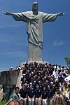 Chor vor der Christus-Statue