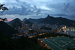 Hubschrauber-Landeplatz an der Zwischenstation Morro da Urca