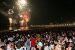 Silvesterfeuerwerk in Copacabana