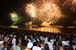 Silvesterfeuerwerk in Copacabana