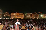 Zuschauer des Silvester-Feuerwerks in Copacabana