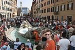 Pizza die Spagna (Spanischer Platz) mit dem Fontana della Barcaccia