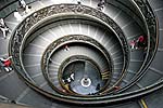 Treppe in den vatikanischen Museen