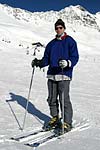 Matthias auf Skiern