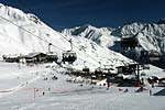 Blick auf die Giggijoch-Station