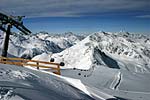 Blick vom Gletscher Innere Schwarze Schneid