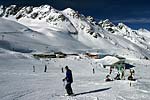 Matthias bei der Abfahrt vom Gletscher