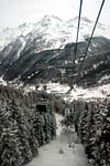 Seilbahn ins Tal von Slden