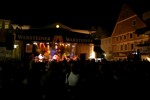 Bühne auf dem alten Markt in Unna während des Stadtfestes