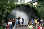 Wassernebel sorgt fr Abkhlung im Europapark