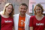 Jrg Knr mit Corinna und Diana