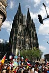 Kölner Dom am Welt-Jugend-Tag