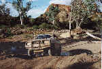 mit unserem Gelndewagen durch die Wildnis der Flinders Range