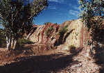 Orchre Pits at the West Donnell Ranges