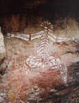 Rock-paintings of the original inhabitants, the Aborigines
