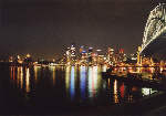 nchtliche Skyline von Sydney