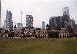 Skyline of Kuala Lumpur (Malaysia) with the Sultan Abdul Samad building