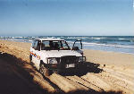 stecken geblieben im Sand vom Coorong National Park