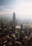 Aussicht vom Menara Kuala Lumpur Tower